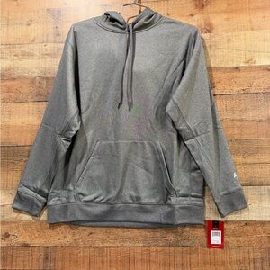 New With Tags BSN Sport Steel Gray Mens Recruit Hoodie Size Lg, XL & XXL